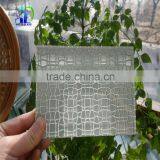 Acid Etched Glass Office Glass Wall Partitions Door Panels Etched Glass Panels for Sale thumbnail-6