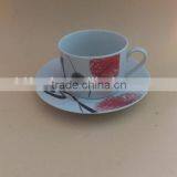 China fashion and simple Ceramic Porcelain Cup And Saucer Sets stock