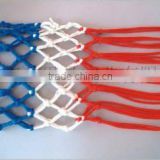 High Quality White and Red Polyester Customized Basketball Net