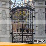 Wrought Iron House Gate Grill Designs of China Factory thumbnail-6