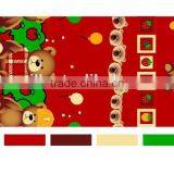 Lovely Bear Design Microfiber Fabric for Bed Sheet for Africa Market