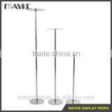 BEST PRICE FACTORY DIRECT SUPPLY--Decoration Glossy Stainless Steel Exhibition Stool and Display Stand