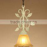 FOWDA White-Feather Decoration Chandelier thumbnail-1