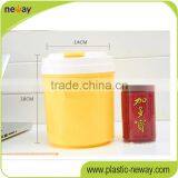Pure Color Eco-Friendly Stocked PP Standing Recycling Cheap Trash Can for Home thumbnail-4