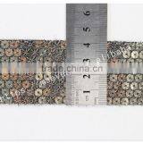 Hot Selling 4.2cm Width Bronze Embroidery Sequin Trim for Garment thumbnail-6