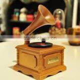 Gramaphone , Wooden Gramaphone thumbnail-4