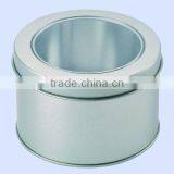 Luxury Tinplate Materil,SGS Mark, Cheap Price,round With Window Tin Watch Box