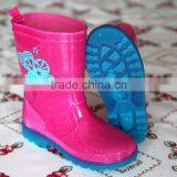 Cute Lightweight PVC Transparent Rain Boots For Kids thumbnail-1