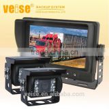 Weatherproof Rearview Backup Camera and Monitor Safety Driving Video System