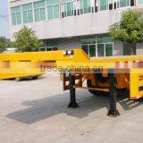 Container 2 Axle Flatbed Trailer of Trailer Truck