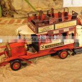 Antique Metal Handicraft Bus Model With Paint thumbnail-1