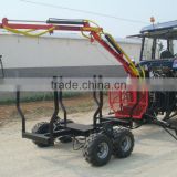 4WD Timber Trailer With Crane