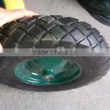 Wheel Barrow Tire 4.80/4.00-8 Solid pu Foam Rubber Wheel thumbnail-5