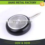 Aluminum Cut Rim Sanded Outside Non-stick Round Gas Frying Pan thumbnail-4