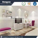 Adhesive Embossed Foam Wallpaper Wall Stickers Waterproof Non-toxic 3D Background Foam Wallpaper thumbnail-4