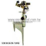 Brass Impulse Sprinkler With Zinc 2-Way Spike thumbnail-1