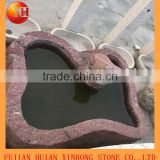 dancing stone water fountain with frog