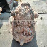 Garden Decorative Marble Frog Statue thumbnail-3