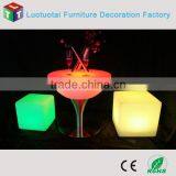 Remote Control White Plastic Lighting Led Cube Seat With 16 Multicolor Change thumbnail-2