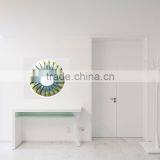 Metal Frame Decorative Wall Mirror for Home Decor Round Shape thumbnail-2