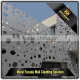 Laser Cutting Exterior Decorative Aluminium Perforated Wall Panels