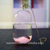 Transparent Flower Glass Vase Anique Hanging Glass Vase thumbnail-4