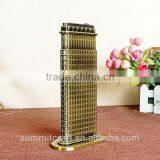 Vintage Bronze Flatiron Building Model Souvenir New York thumbnail-3