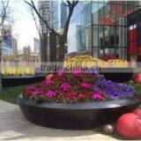 FO-306 Round Tapered Fiberglass Planter for Decoration thumbnail-4