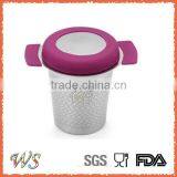 WS-IF004 Stainless Steel Tea Infuser With Silicone Handle/Tea Cup thumbnail-2