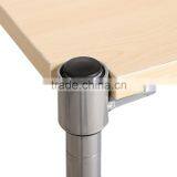 Modern Kitchen 4-Tier Rack Wire Shelving Shelf With Wood Cutting Board thumbnail-3