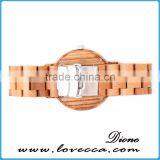 New 100% Nature Wood Watch Custom Logo Bulk thumbnail-5
