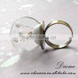 Hot Sale DIY Jewelry Dandelion Glass Ball With Wish Pendant thumbnail-6