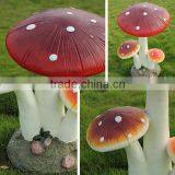 Garden Mushroom Sculpture Decor Garden Wild Mushroom Figurine thumbnail-3