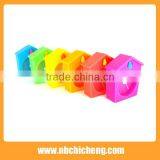 House Shape Silicone Alarm Clock, Colorful Mini Clock, Silicone Table Clock thumbnail-2