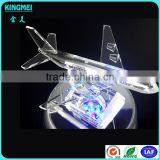 Crystal Airplane Model With Led Base thumbnail-3