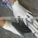 NMSAFETY 13 Gauge White Nylon/polyester Knitted Grey Nitrile Gloves Assembly thumbnail-1