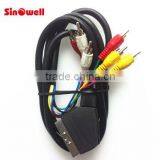 1.5M - 6 RCA to SCART Cable thumbnail-3