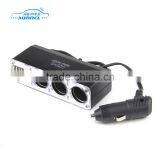 12V 24V Output 5V 2100mA Car Cigarette Lighter Socket 1 Hole 2 USB With Flexible Plug thumbnail-4