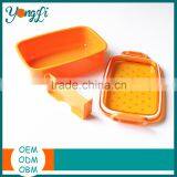 Microwave Food Container Plastic Eco-friendly Bento Box for Sale thumbnail-3