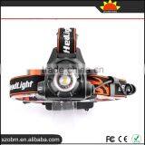 Wholesale High Quality XQ50 T6 LED 2000Lm Waterproof Rechargeable LED Headlamp With 18650 Battery ,charger thumbnail-3