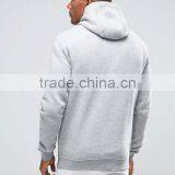 High Quality Custom With Drawstring Hood Side Pockets Grey Men's 80% Cotton, 20% Polyester Casual Breathable Zipper Up Hoodies thumbnail-2