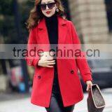 GZY Stock Warehouse Woman Clothes Winter Wollen Overcoat Stock England Model Export China Charming Design 2017 thumbnail-1