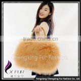CX-H-24D Wholesale Hand Bags Real Tibetan Lamb Fur Ladies Handbag Tote Bag thumbnail-2