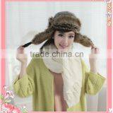 Cheap Factory High Quality New Soft & Warm Winter Earflap Girls Fur Hats thumbnail-6
