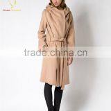 Womens Long Coat With Hood,Women's Long Coat Woolen Overcoats thumbnail-2