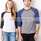 Custom 100% Cotton Baseball Tee Shirts thumbnail-2