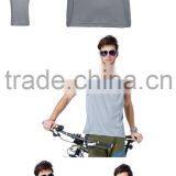 Bike Man Cool Grey High Quality Dry Fit Custom Plain Mens Tank Top thumbnail-4