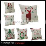 Hot Sale Personality Burlap Christmas Pillow thumbnail-1