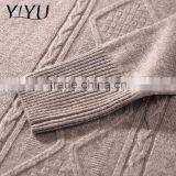 Custom Cashmere Sweater Lady Turtleneck Long Pattern Cable Knit Pullover thumbnail-6