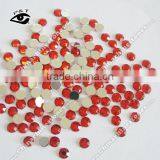 High Quality Round Shape Acrylic Crystal 10mm Red Color 08 for Apprel thumbnail-1